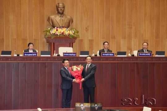 Laos Elects Sonexay Siphandone as NA President, Saleumxay Kommasith as Prime Minister